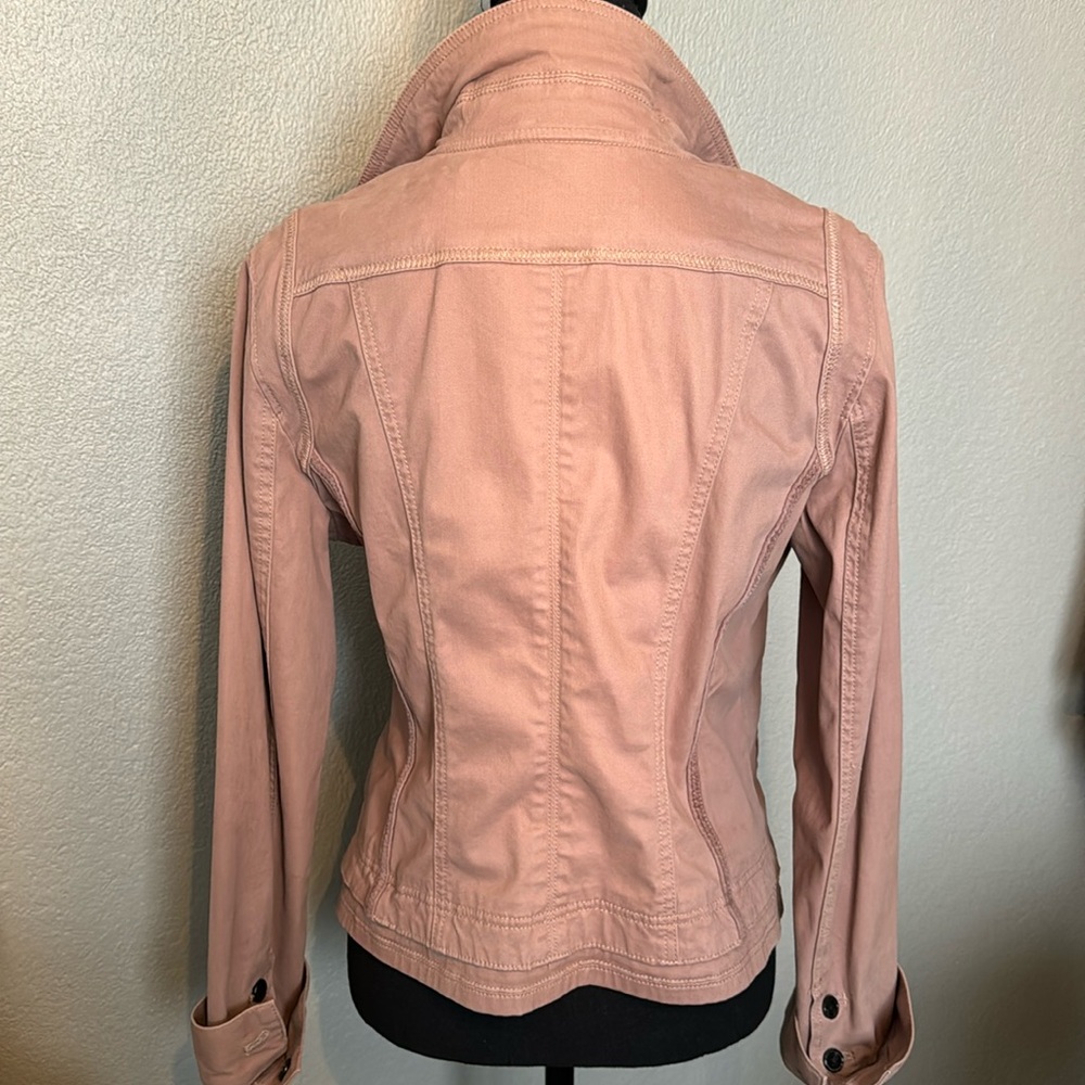 White House Black Market Stretch Blush Pink Jacket